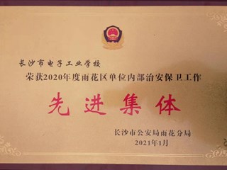 2020年度雨花区单位内保治安保卫先进集体
